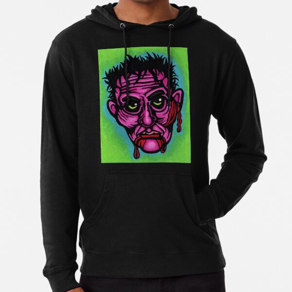 Pink Zombie Lightweight Hoodie