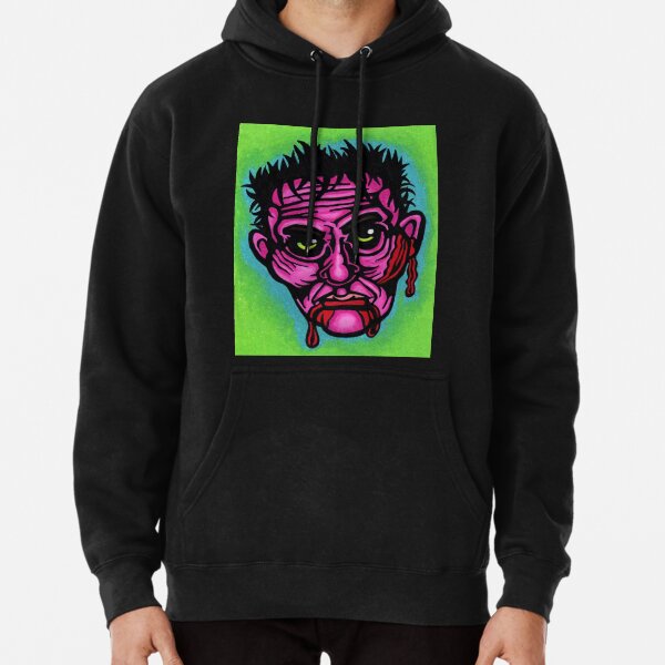 Pink Zombie Pullover Hoodie