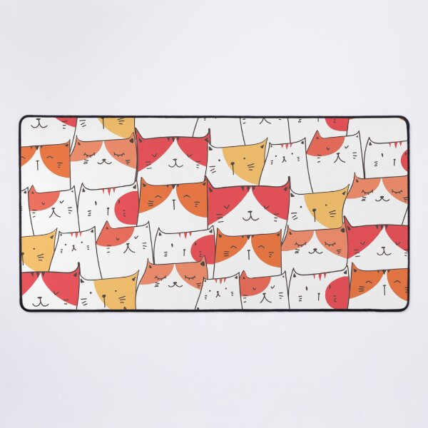 Item preview, cute cat seamless pattern designed and sold by Hoetoons.