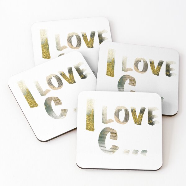 Item preview, I LOVE C ... designed and sold by kreativeadern.