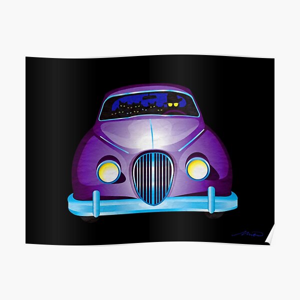 Carpool Cats Poster