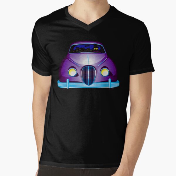 Carpool Cats V-Neck T-Shirt