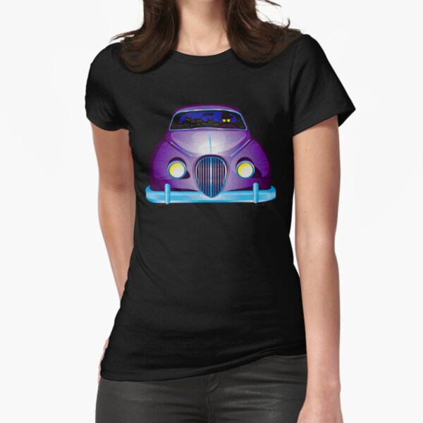 Carpool Cats Fitted T-Shirt