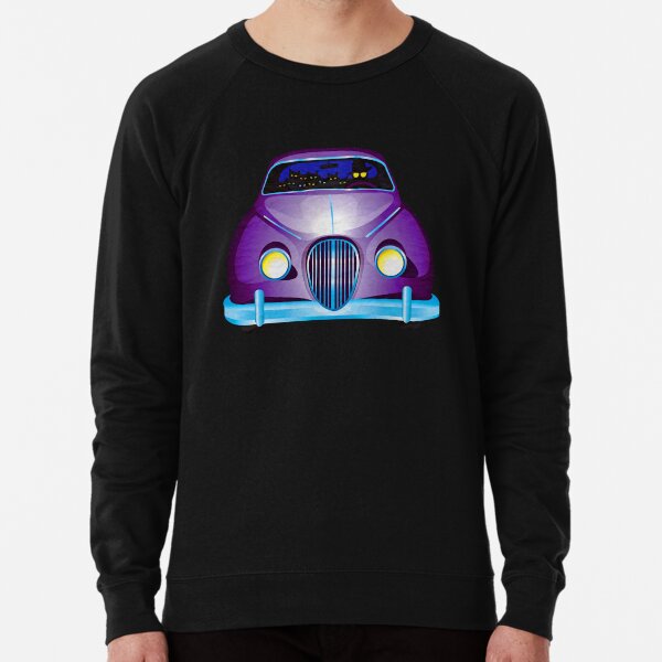 Carpool Cats Lightweight Sweatshirt