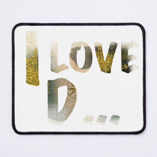 Item preview, I LOVE D ... designed and sold by kreativeadern.