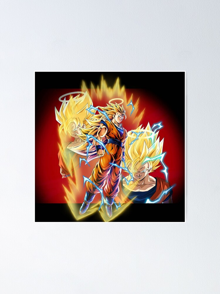 Goku Super Saiyan Blue Kaioken x20 / Surpass Your Limits Poster for Sale  by fitainment