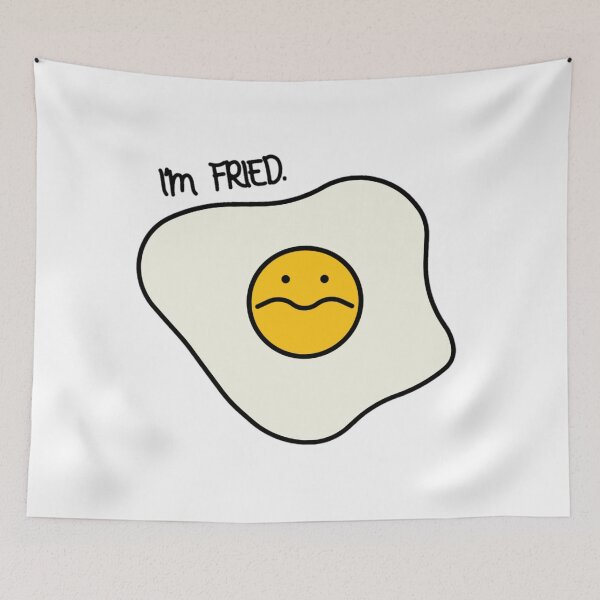 Item preview, I'm fried egg funny meme designed and sold by Kawabijutsu21.