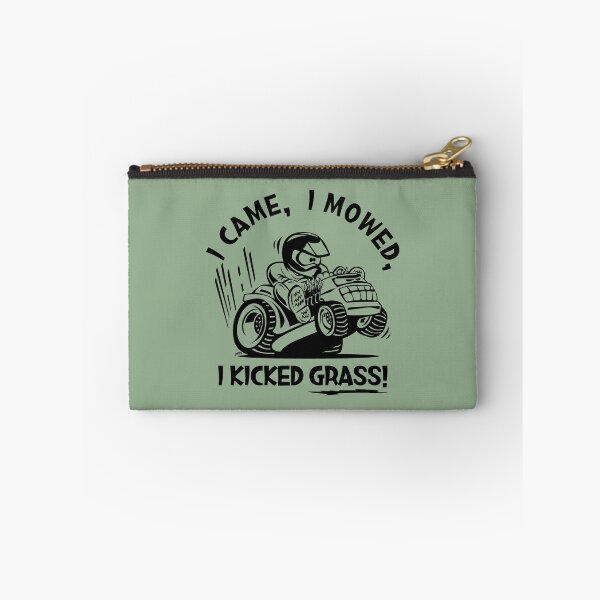 Item preview, Funny I Came, I Mowed, I Kicked Grass! Cartoon Lawnmower designed and sold by hobrath.