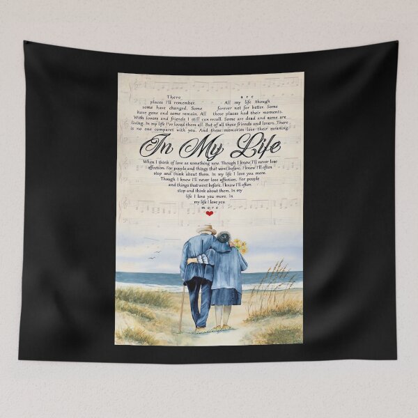 Item preview, In My Life Lyrics Poster - In My Life There Are Places I'll Remember All My Life Though Some Have Changed designed and sold by HerBertTeee.