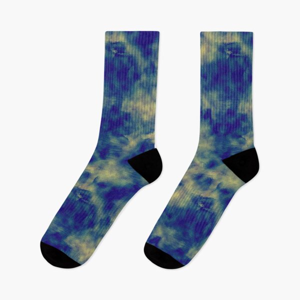 Item preview, Blue & Yellow Tie Dye Print designed and sold by RSDigitalPrintDesign.