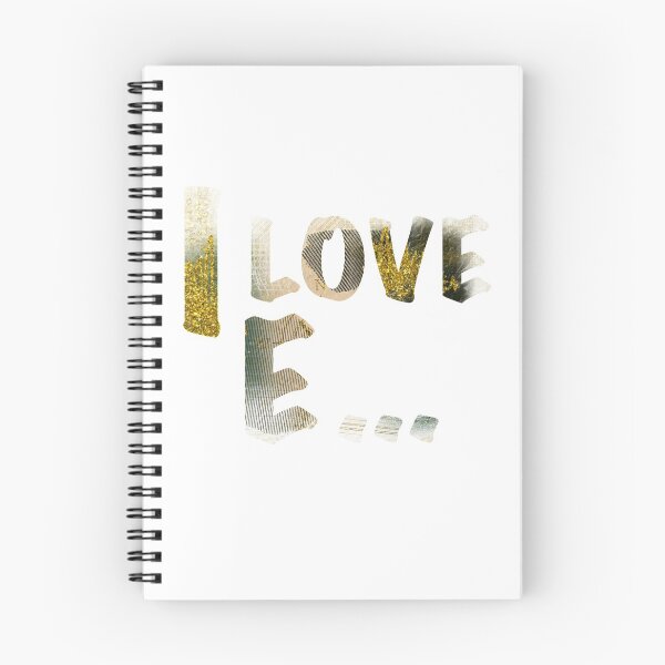 Item preview, I LOVE E ... designed and sold by kreativeadern.