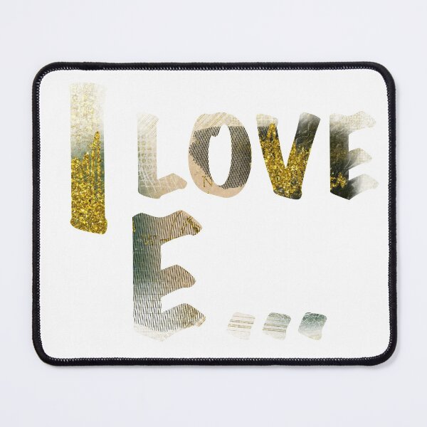 Item preview, I LOVE E ... designed and sold by kreativeadern.