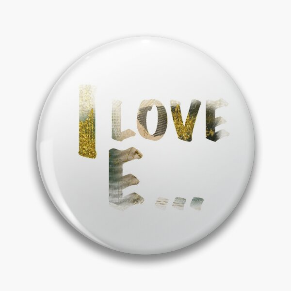 Item preview, I LOVE E ... designed and sold by kreativeadern.