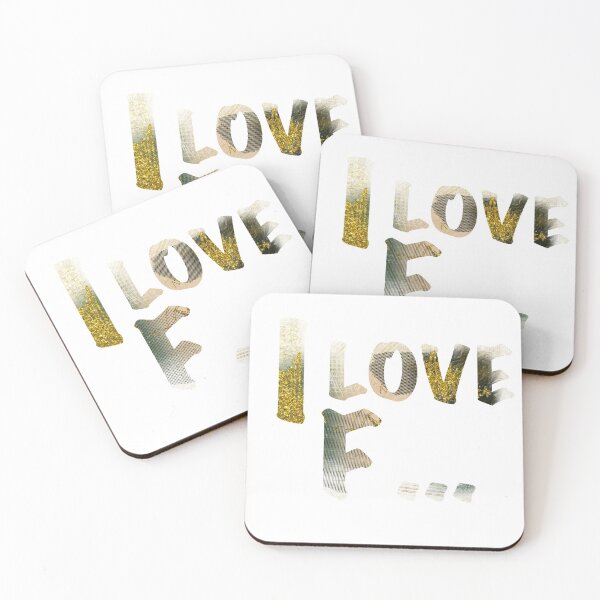 Item preview, I LOVE F ... designed and sold by kreativeadern.