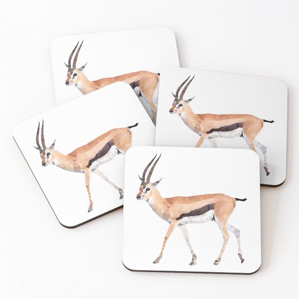 Item preview, gazelle-Polygonal animals designed and sold by Hartics.