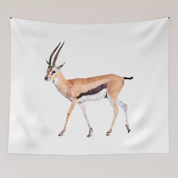 Item preview, gazelle-Polygonal animals designed and sold by Hartics.