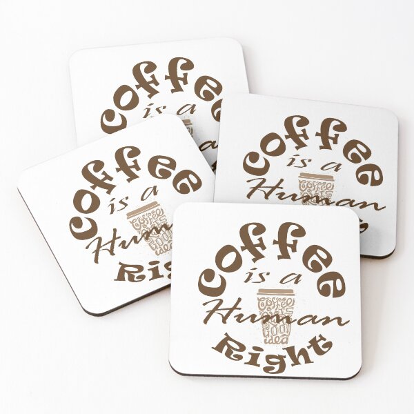 Item preview, Coffe is a human right T-Shirt design designed and sold by DEEPSTAYLE ★★★★★.