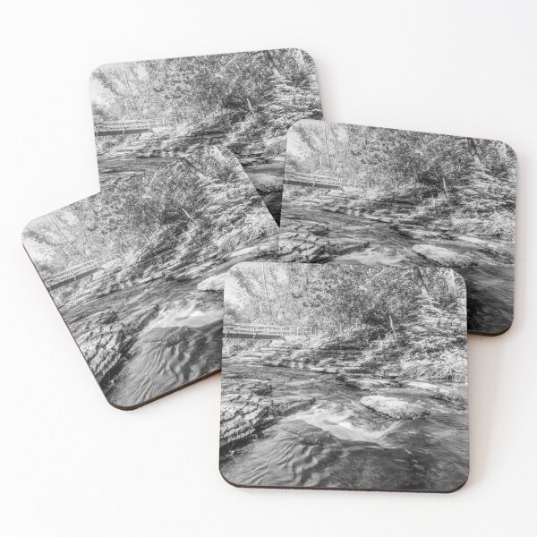 Item preview, Bridge Over Tanyard Creek Grayscale designed and sold by mljdwhite.