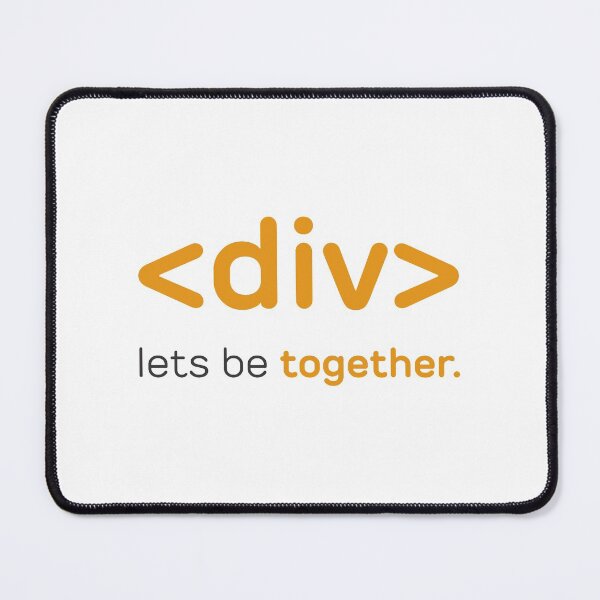Item preview, Programming <div> lets be together designed and sold by Wanc Designs.