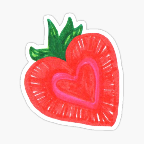 Item preview, Strawberry heart cut designed and sold by Softillusion.
