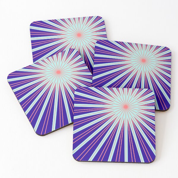 Item preview, Colorful Sunburst Art -  Radial Sunburst Art - Modern Abstract Geometric Art designed and sold by jacnotjac.