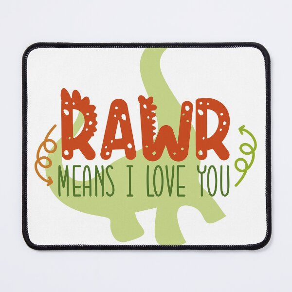 Item preview, Dinosaur quotes_Rawr means I love you designed and sold by Best-Designers.