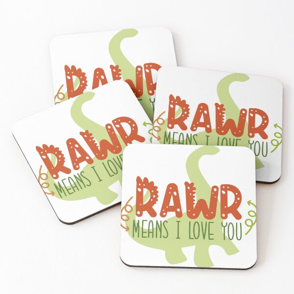 Item preview, Dinosaur quotes_Rawr means I love you designed and sold by Best-Designers.
