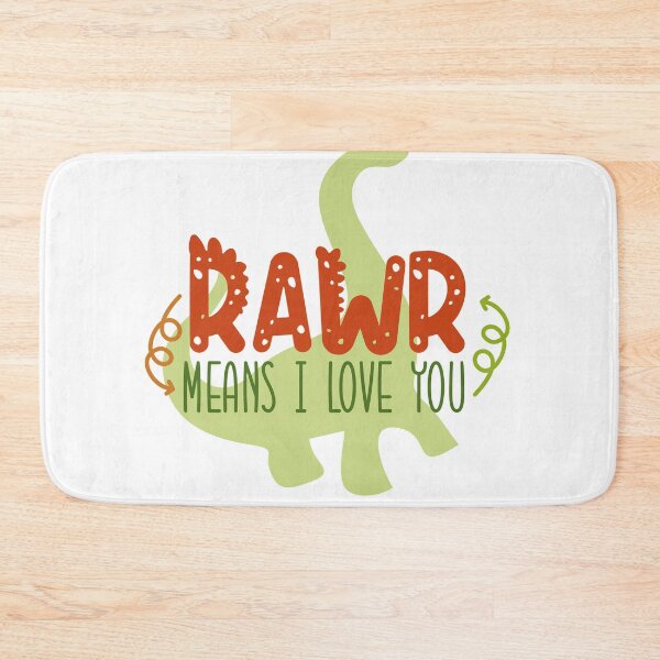 Item preview, Dinosaur quotes_Rawr means I love you designed and sold by Best-Designers.