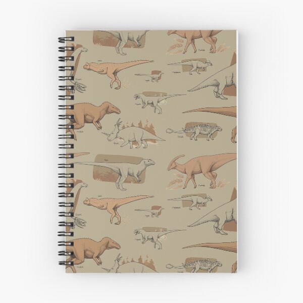 Item preview, Sepia dinosaur pattern  designed and sold by InterfectorFactory.