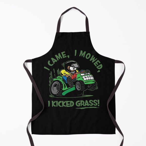 Item preview, Funny I Came, I Mowed, I Kicked Grass! Cartoon Lawnmower designed and sold by hobrath.