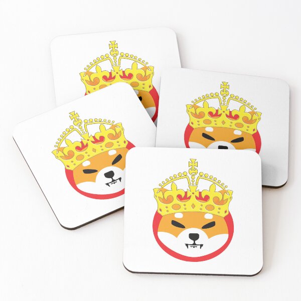 Item preview, SHIB Crown logo Shiba Inu coin Cryptocurrency white background designed and sold by FuugoShop.