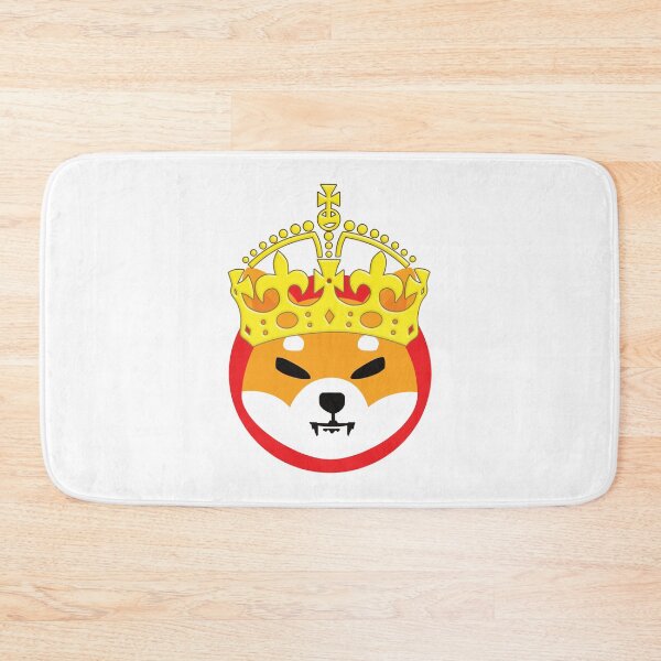 Item preview, SHIB Crown logo Shiba Inu coin Cryptocurrency white background designed and sold by FuugoShop.