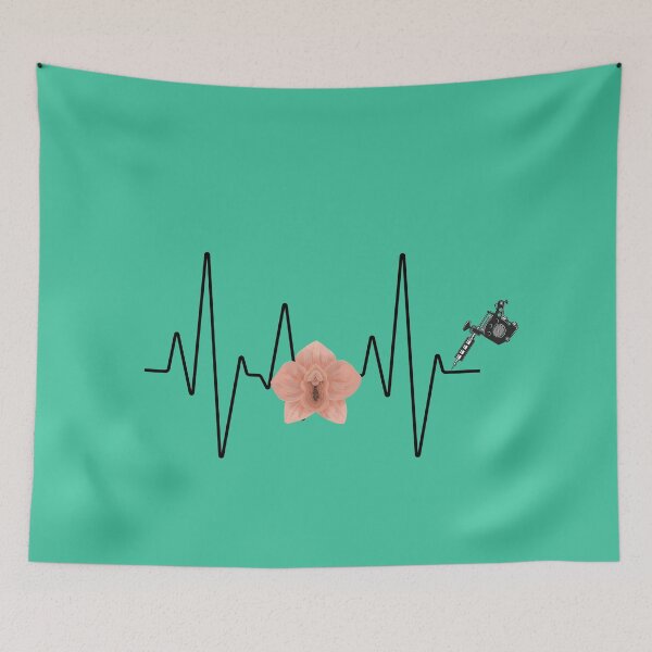 Item preview, Cool, Heartbeat Tattoos / Heart Heartbeat Tattoo designed and sold by haRexia.