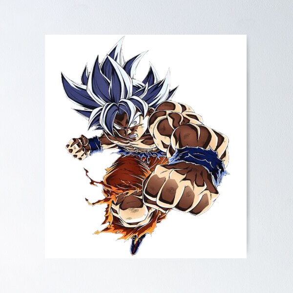 Goku Super Saiyan Blue Kaioken x20 / Surpass Your Limits Poster for Sale  by fitainment