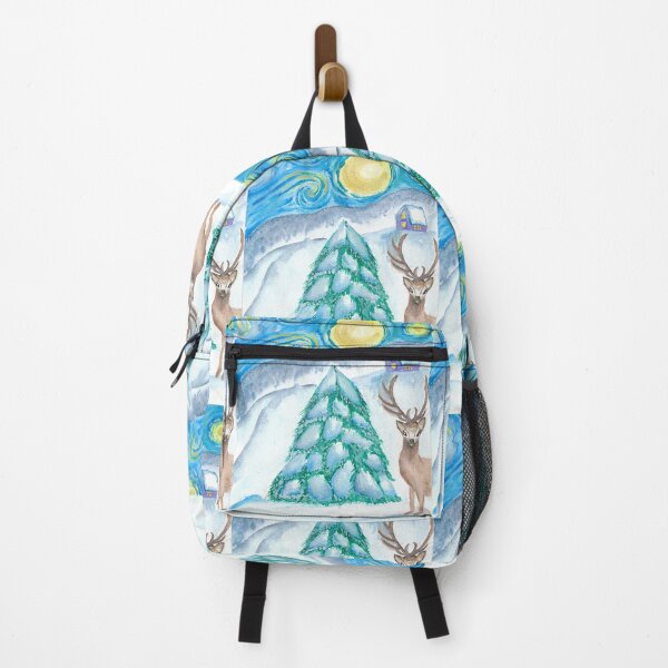 Item preview, Starry Christmas Night with Snow in Winter Forest designed and sold by artshop77.