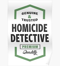 Homicide Detective Logo Gifts Poster