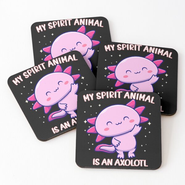 Item preview,   My Spirit Animal Is An Axolotl_cute Pink animal ilustration designed and sold by ANAS    HO.