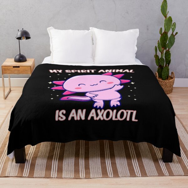 Item preview, My Spirit Animal Is An Axolotl_cute Pink animal ilustration designed and sold by ANAS HO.
