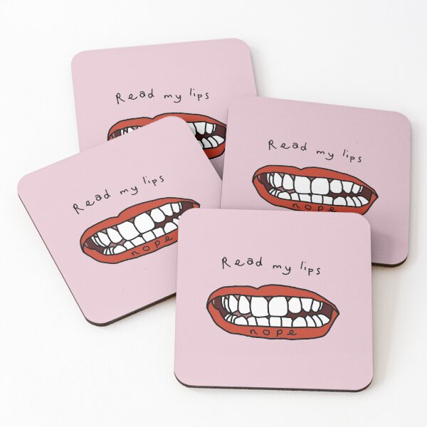 Item preview, Read My Lips Nope Funny Face designed and sold by ellenhenry.