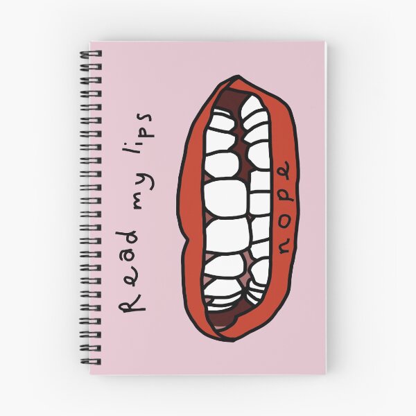 Item preview, Read My Lips Nope Funny Face designed and sold by ellenhenry.
