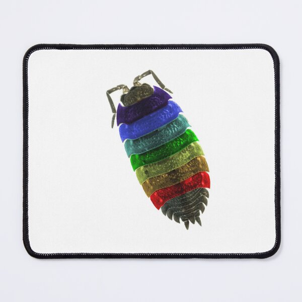 Item preview, Rainbow Woodlouse designed and sold by CheesyBugShop.