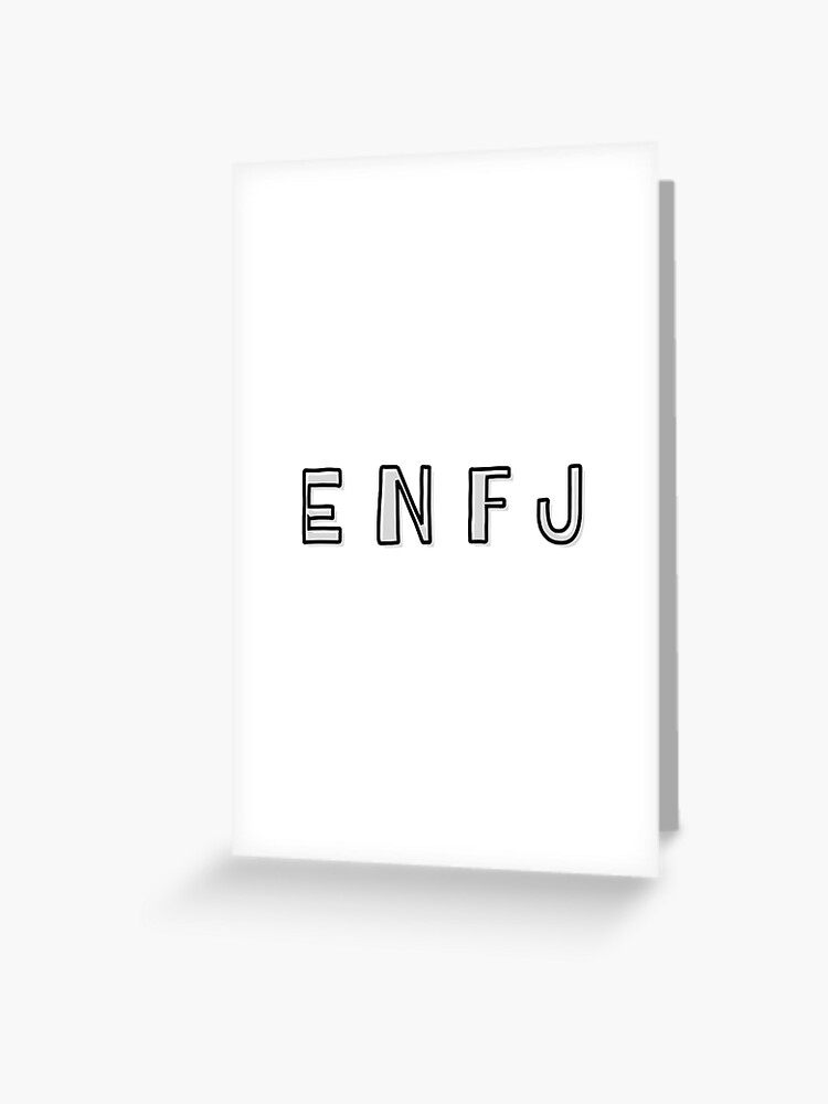 ENFJ - MBTI Protagonist Personality Greeting Card for Sale by BrainChaos