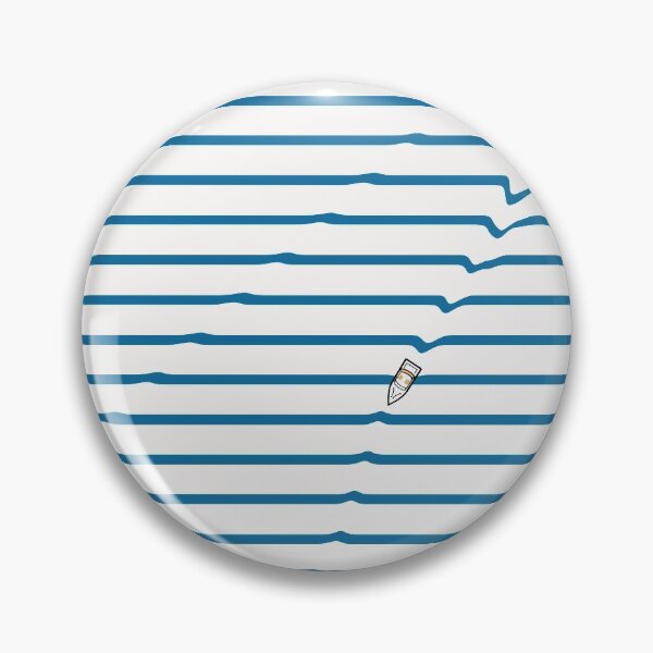 Item preview,  Boat cutting through Waves designed and sold by HeavyBurden.