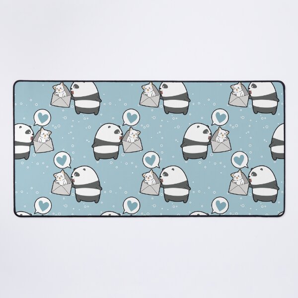 Item preview, cute cat and panda pattern designed and sold by Hoetoons.