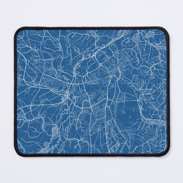 Item preview, Ostrava City Map of Czech Republic - Blueprint designed and sold by deMAP.