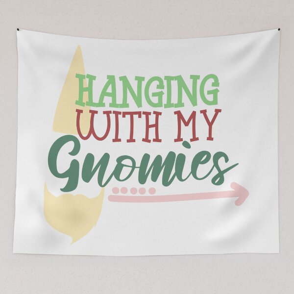 Item preview, Gnome quotes_Colgando con mis gnomies designed and sold by Best-Designers.