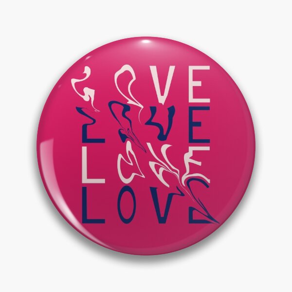 Item preview, A text image of the wavy effect with the inscription LOVE.   designed and sold by Nia-Chi.