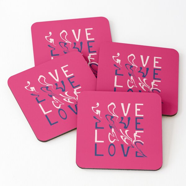 Item preview, A text image of the wavy effect with the inscription LOVE.   designed and sold by Nia-Chi.
