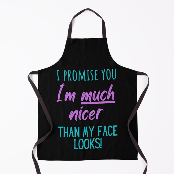 Item preview, I promise you I'm much nicer than my face looks! designed and sold by Scribblehound.