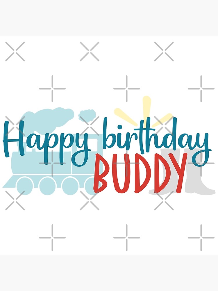 "Herzlichen Glückwunsch zum Geburtstag, Kumpel" Poster von Best